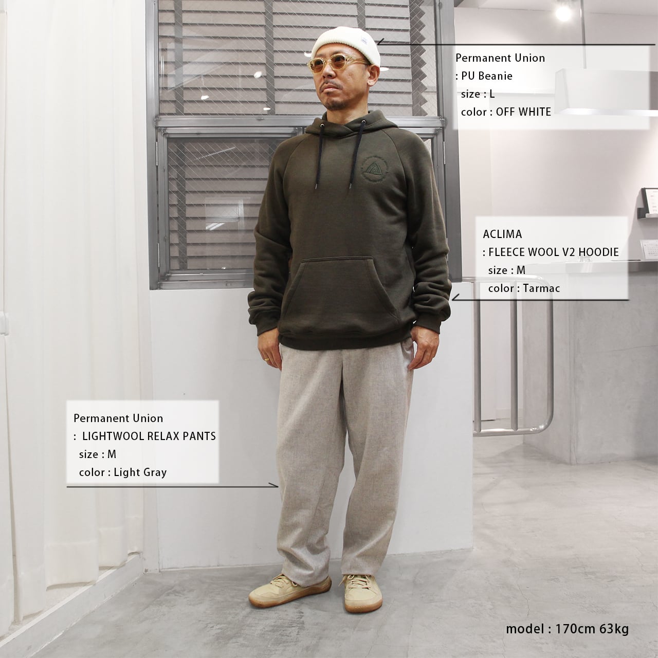 ACLIMA FLEECE WOOL V2 HOODIE MENS | WORKROWN UNIFORM