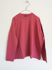 homspun （ホームスパン）30/1天竺BIG L/S Tシャツ