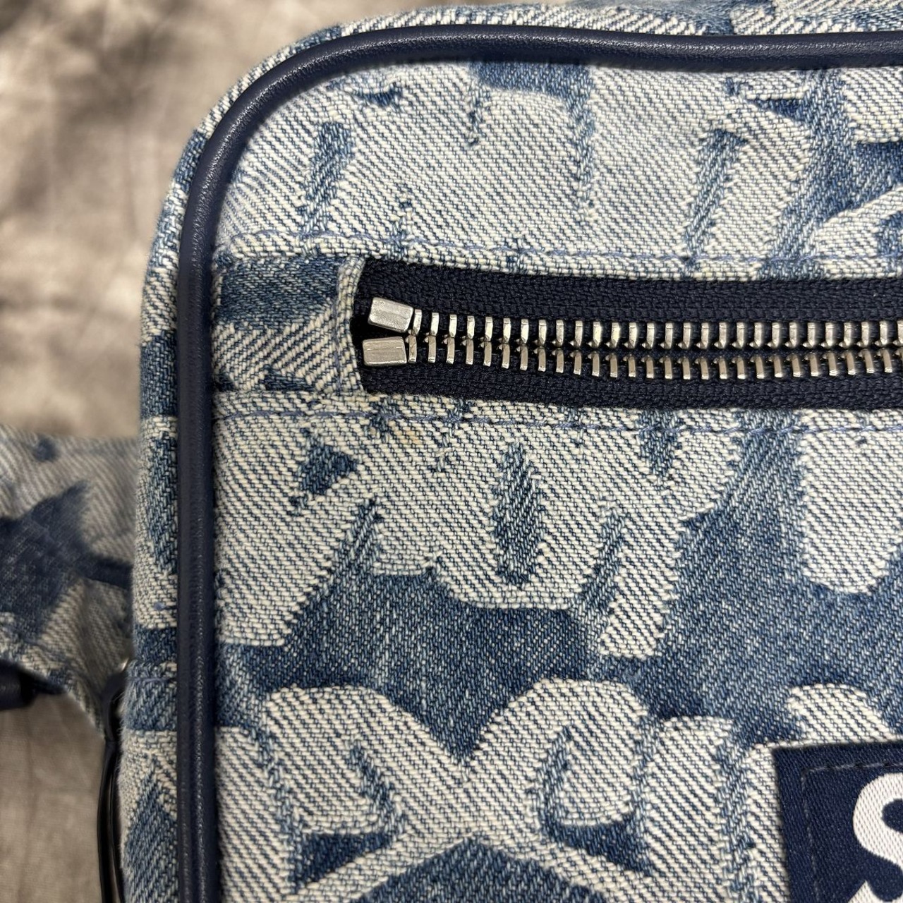 Supreme/シュプリーム【22SS】Fat Tip Jacquard Denim Waist Bag  