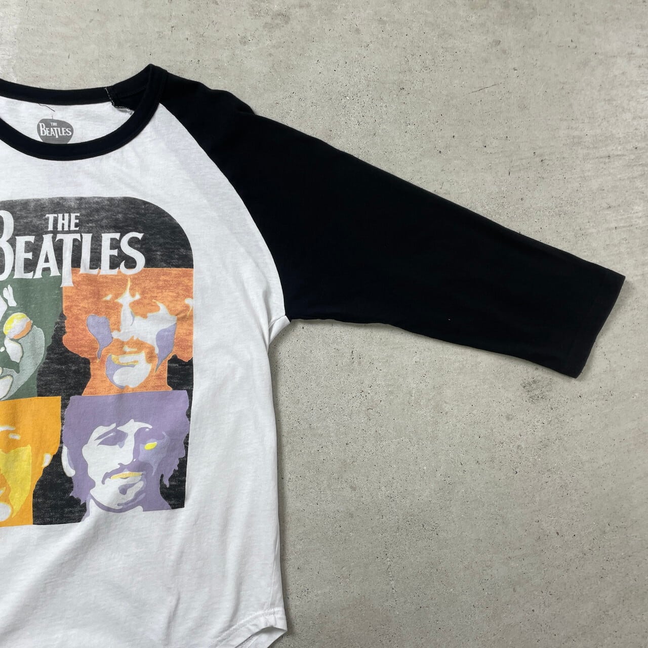 THE BEATLES ビートルズ バンドTシャツ バンT ラグランTシャツ メンズM