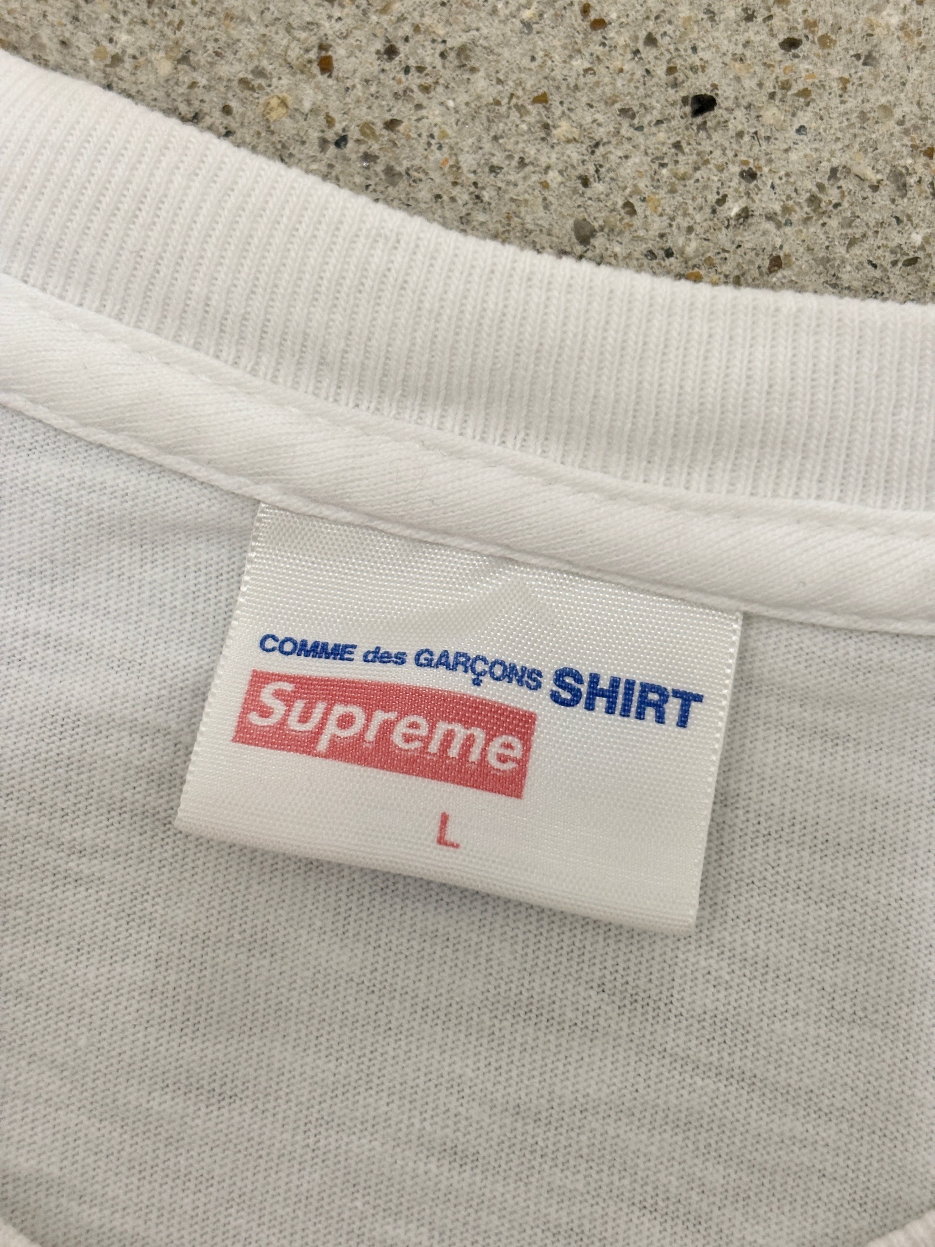 SUPREME × COMME des GARCONS SHIRT/14SS Harold Hunter Tee/L