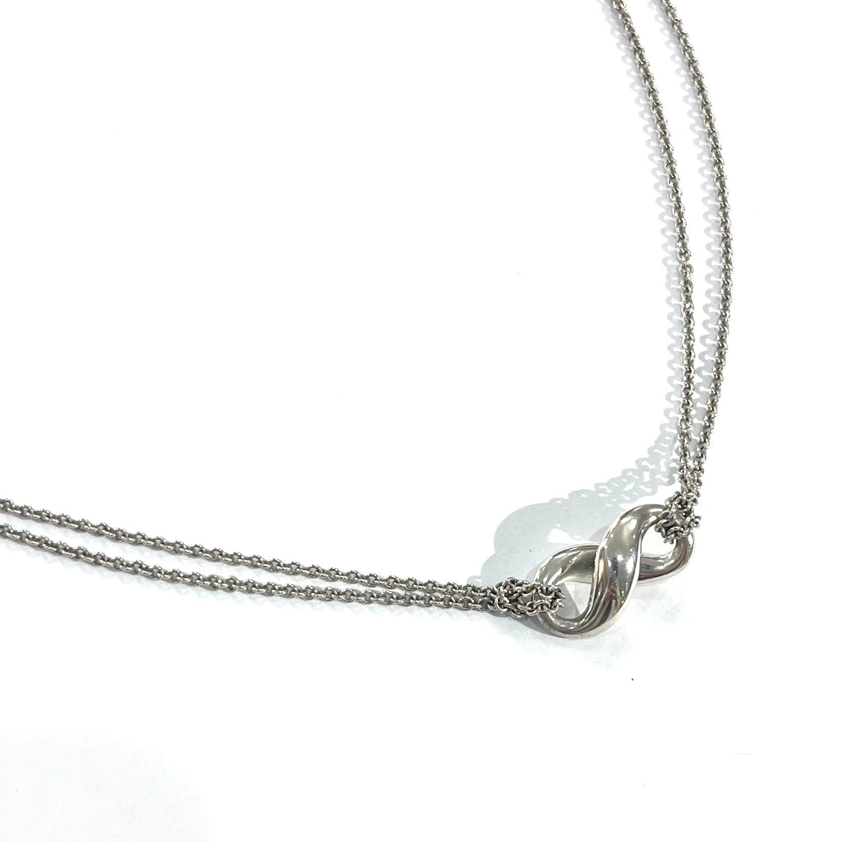 限定価格【TIFFANY&Co.】2512 Wチェーン 立体インフィニティ