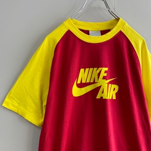 NIKE big logo raglan T-shirt size M 配送C