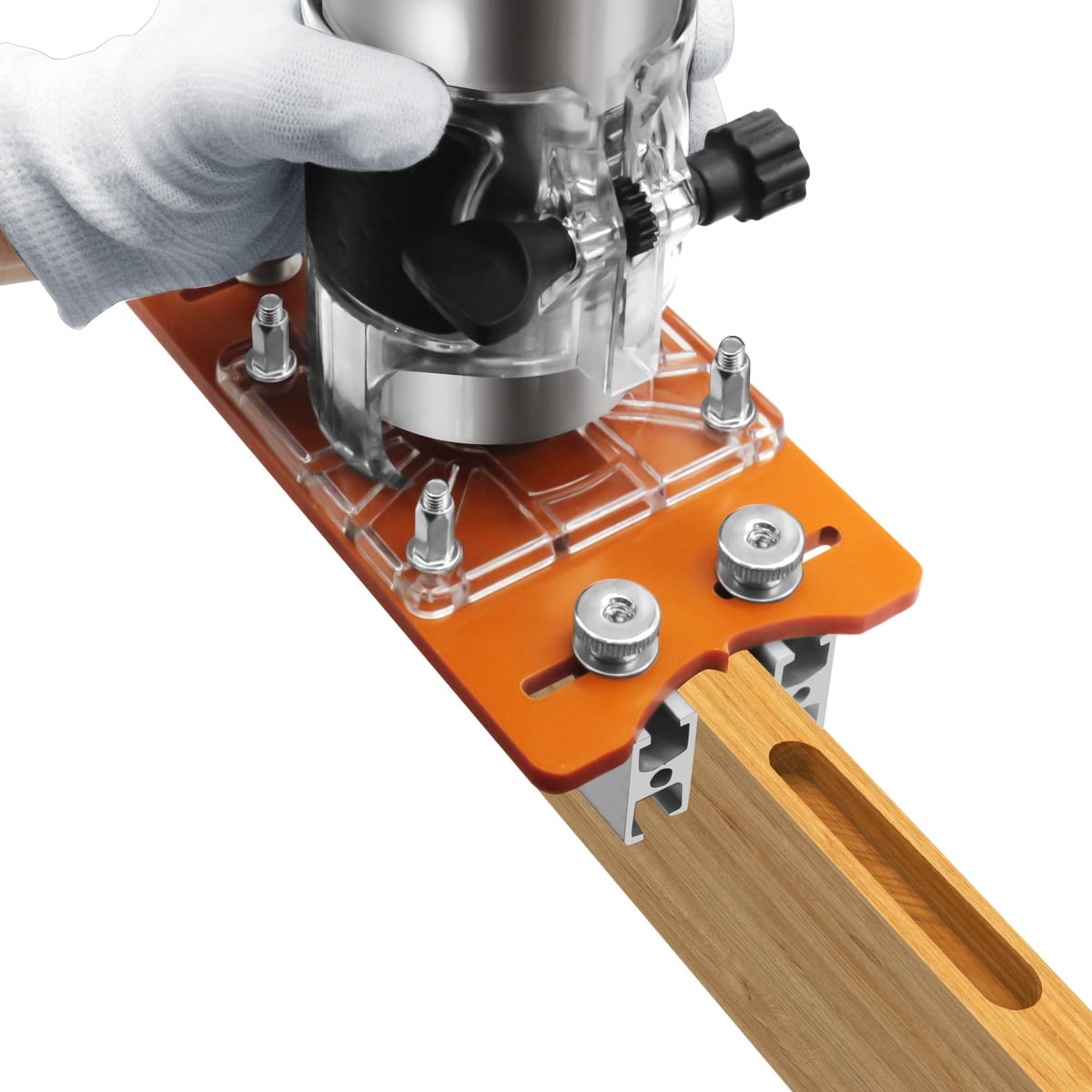 トリマーガイド 溝加工治具 溝切り 木工 ルーター | ABC-Patch