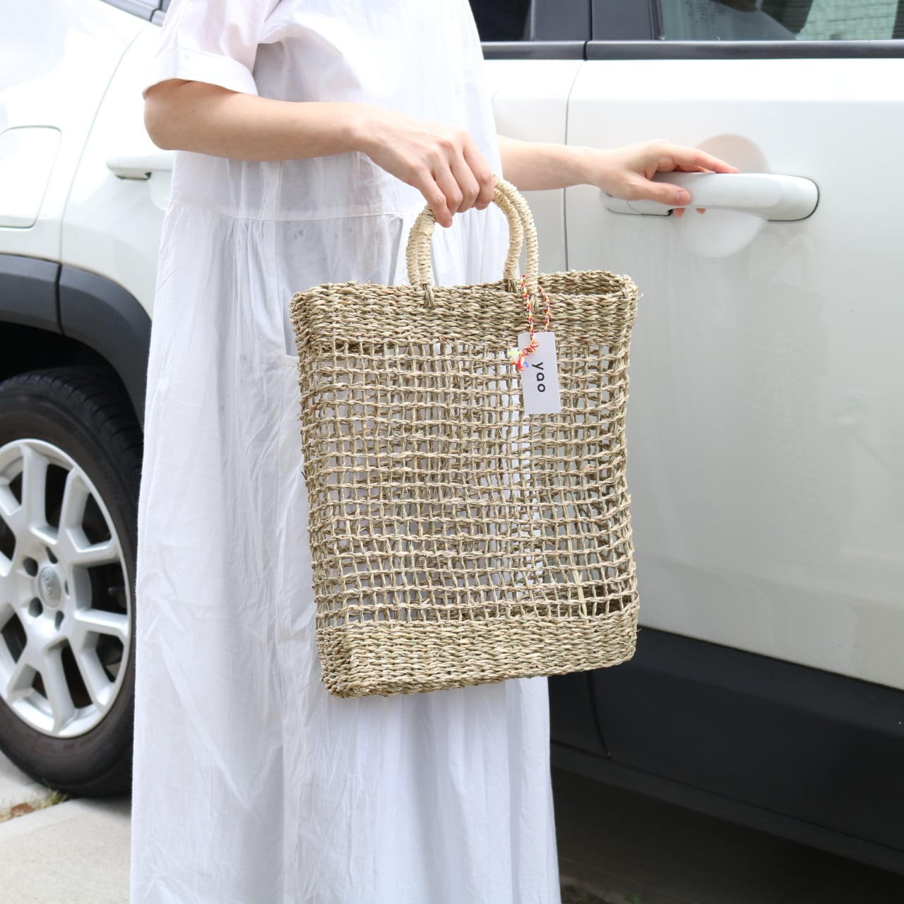 yao シーグラス ナチュラルバッグ | Zakka so-la