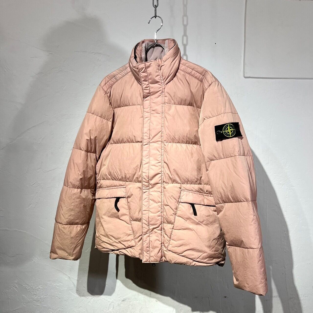 STONE ISLAND "GARMENT DYED CRINKLE REPS NY DOWN"