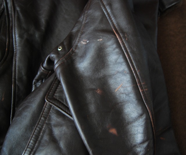 70s San Diego LEATHER JACKET FACTORY G-1 42