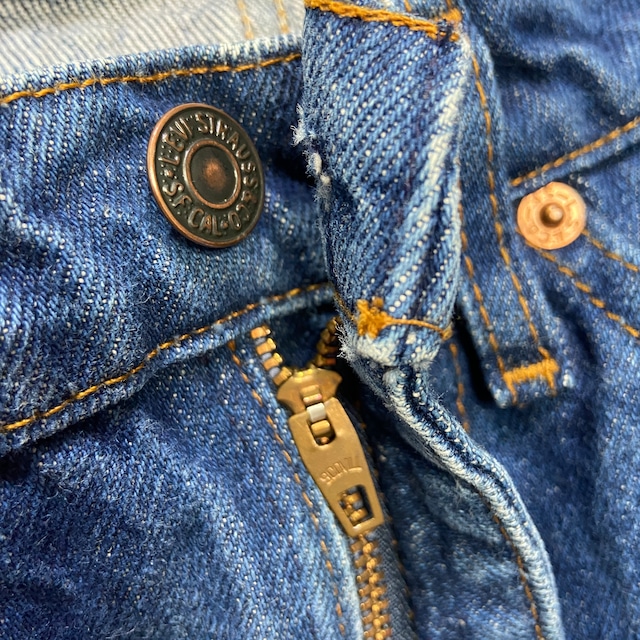 80s Levi's517 デニムフレアパンツ　W32 スコービル　ブーツカット