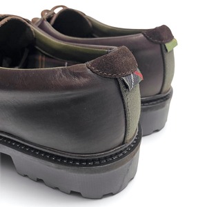 【新品】Barbour Paxton Derby Moccasin Shoe バブアー レザーモカシンシューズ ダービーシューズ 革靴（Sample）【BOOT-BARBOUR-003】