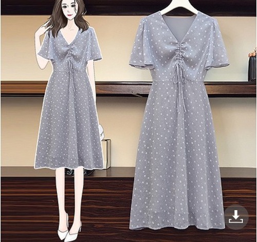【大きいサイズM-4XL】【春夏新作】ファッションワンピース#scfmno-235167