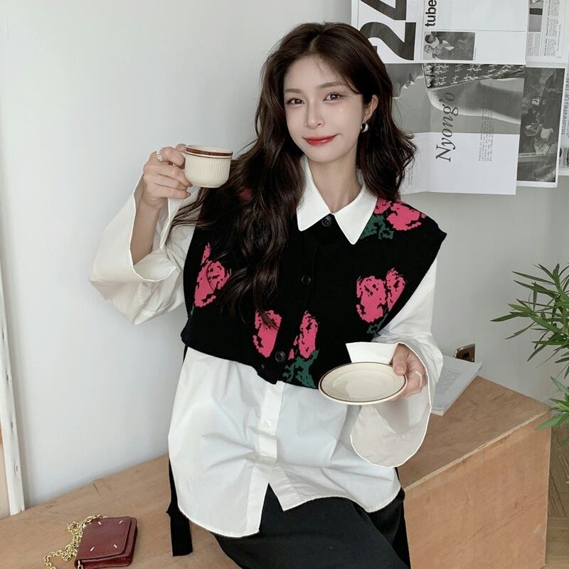 ニットスプリングショート 春物 オータム 秋物 試着室66650154024