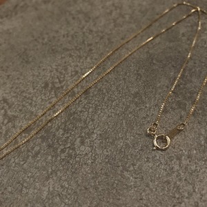 box chain necklace（14kgf）