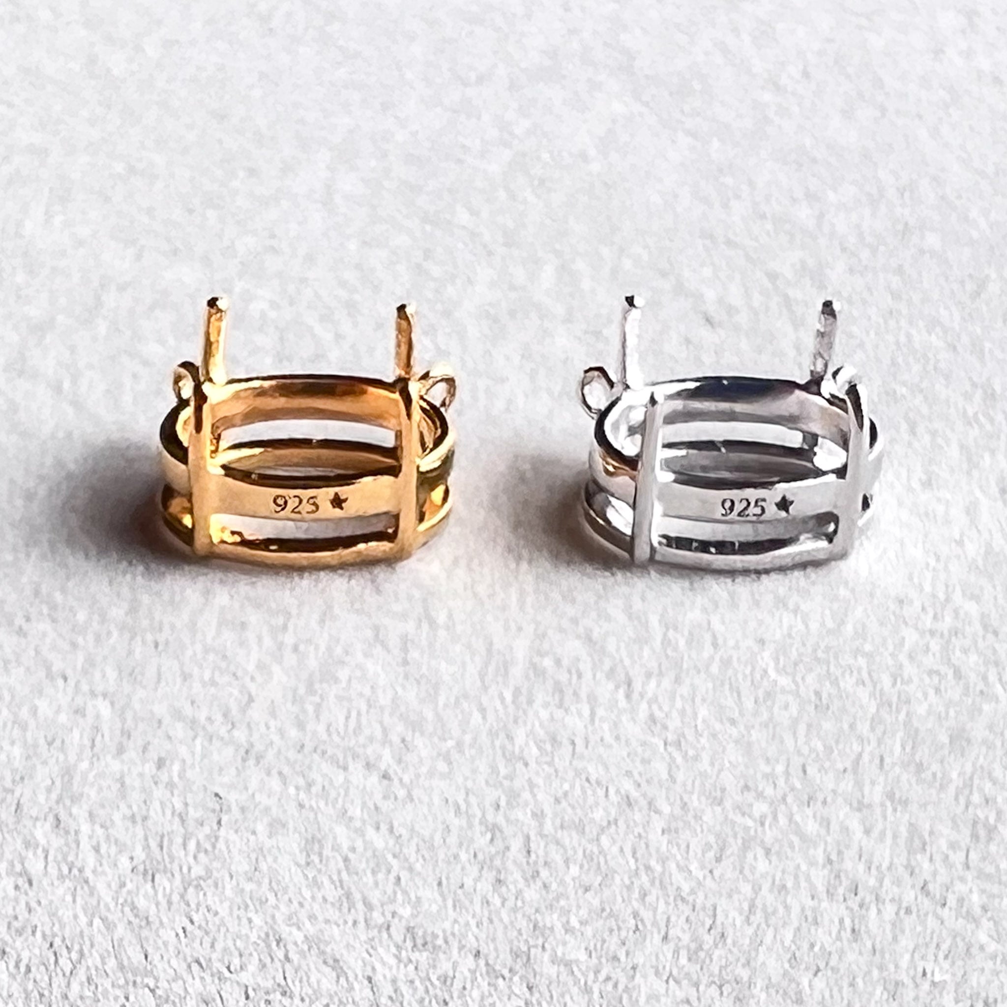 Silver925 ネックレストップ空枠 オーバル 10×8mm 横型 1個 Silver925 ネックレストップ空枠 オーバル 10×8mm 横型 1個
