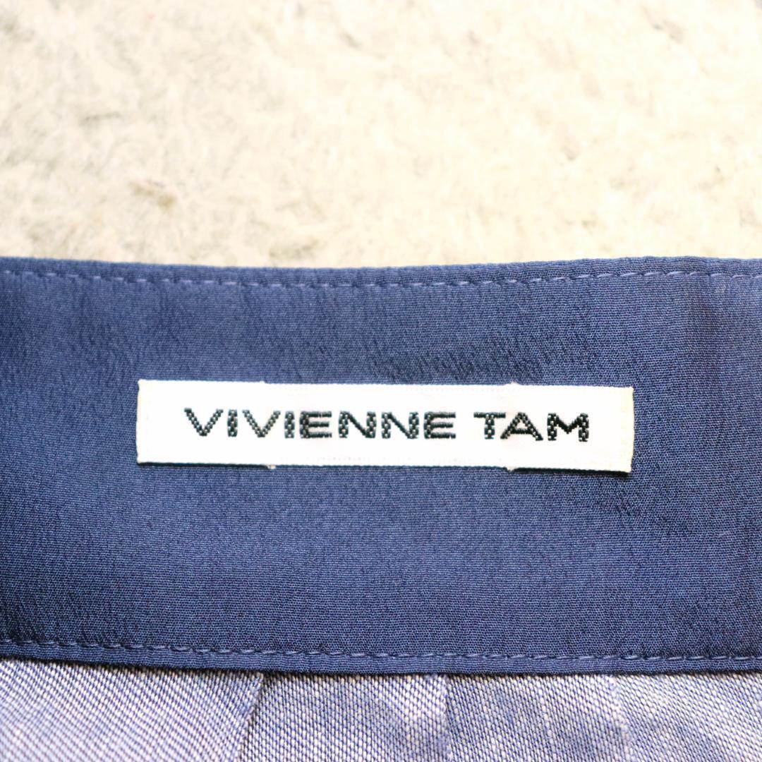 ヴィヴィアンタム デニム風ワンピース ゆったりシルエット Sサイズ 七