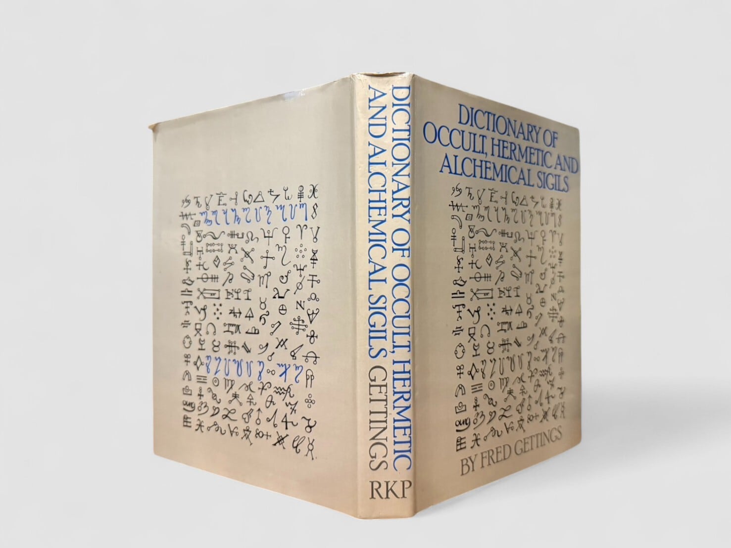 (//∇//)…なんて書いてあるのか？分からない象形文字の様なかなり古い純銀杯 RO008】【FIRST EDITION】Dictionary of Occult, Hermetic and