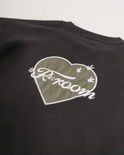 【#Re:room】Rrm HEART EMBROIDERY BIG TRAINER［REC874］