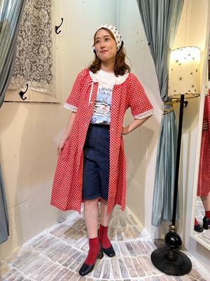 60's  denim short pants