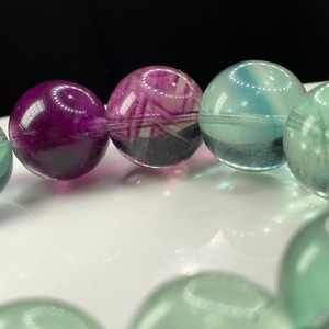 f30大玉フローライトブレスレット