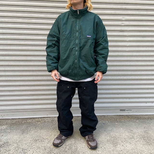 『送料無料』patagonia パタゴニア　90s シェルドシンチラジャケット　USA製