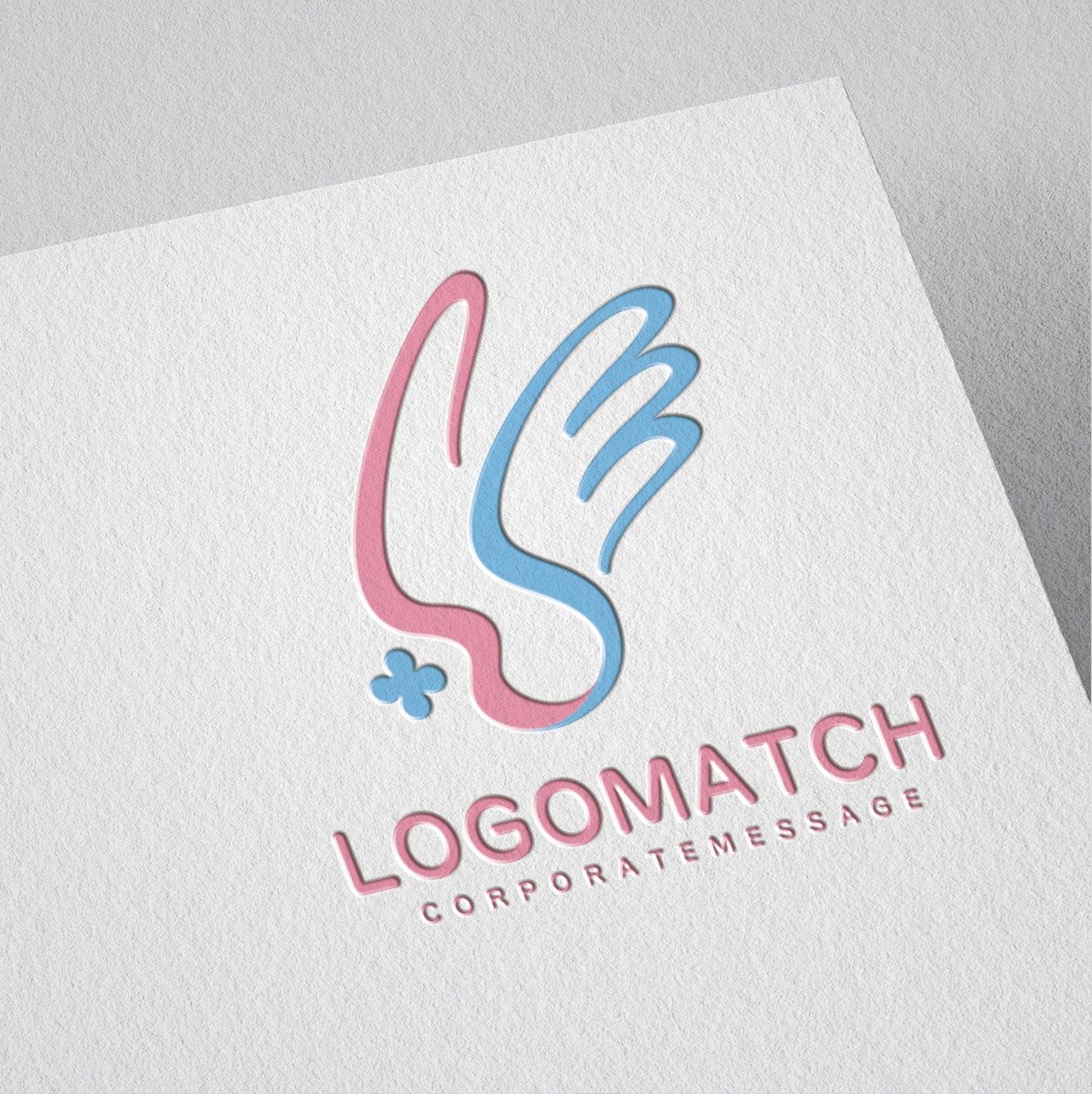 自由と希望の羽根のロゴ