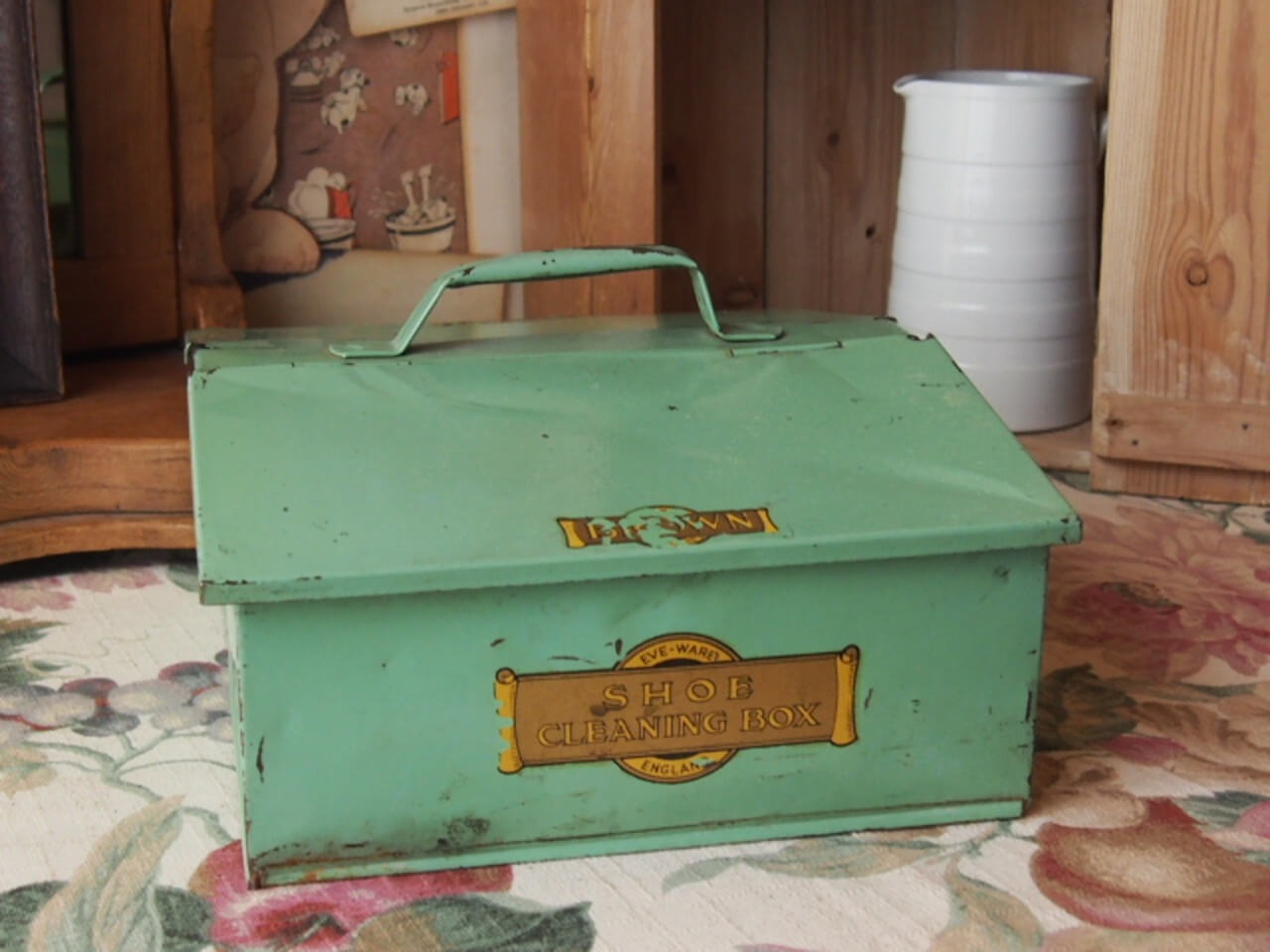 イギリスアンティーク　SHOE CLEANING BOX