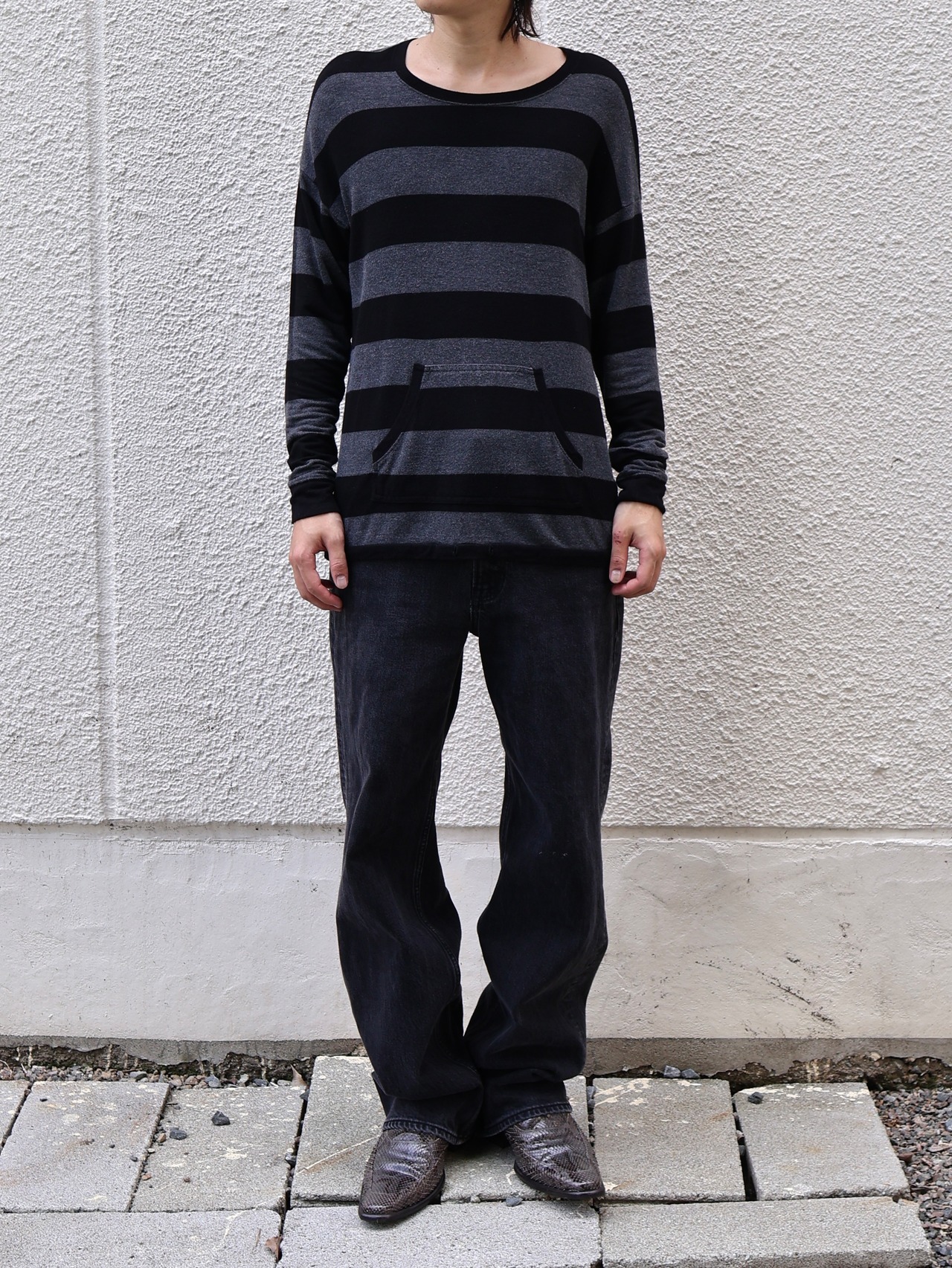 design border long shirt