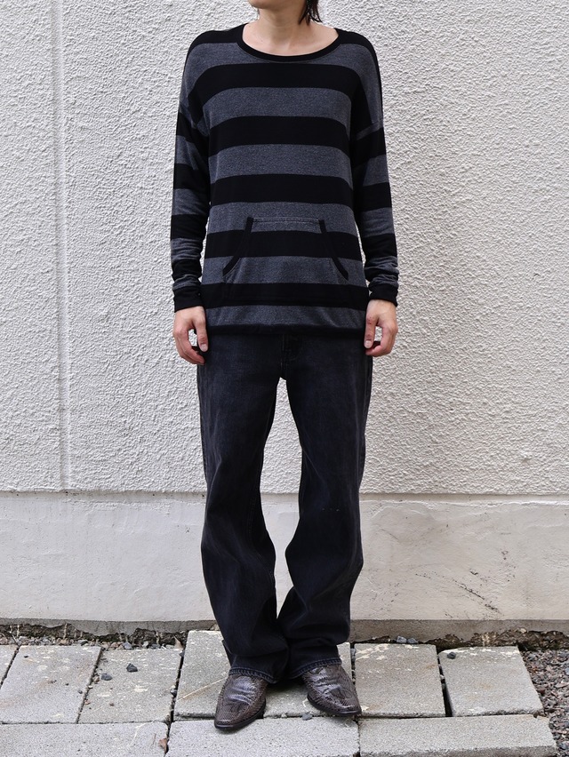design border long shirt