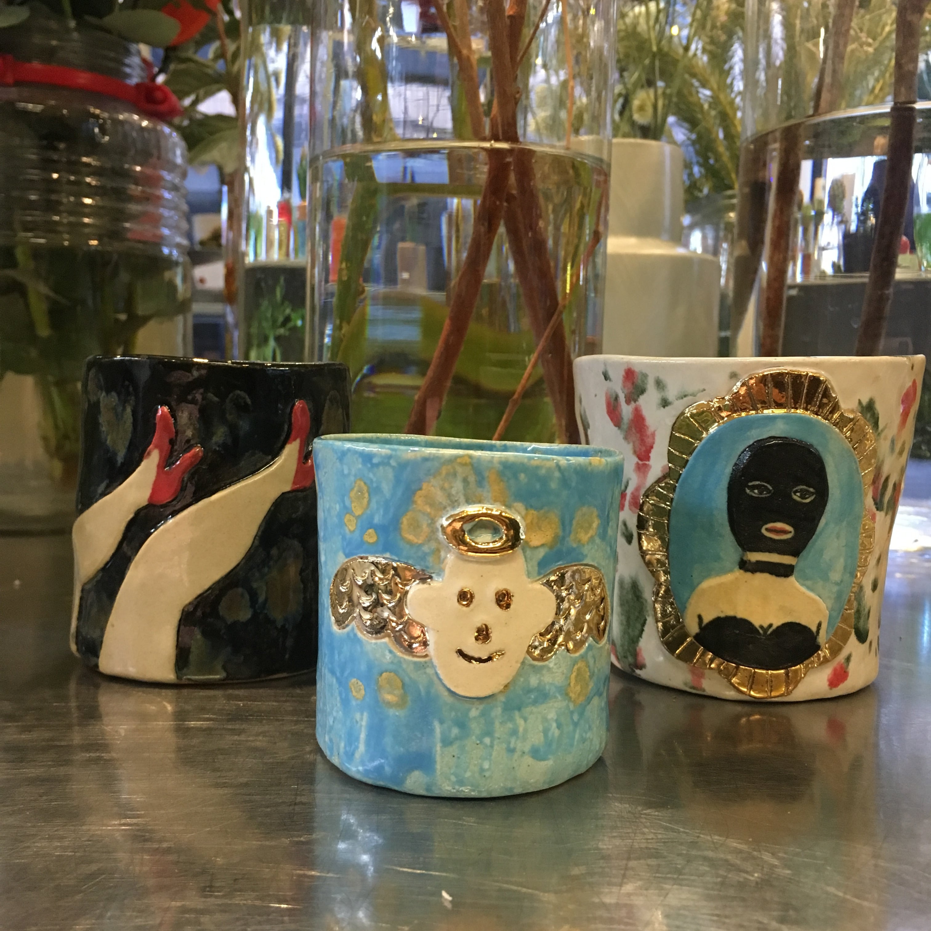 Koyomi Yanagimoto midnight flower vase | ハルカゼフラワー