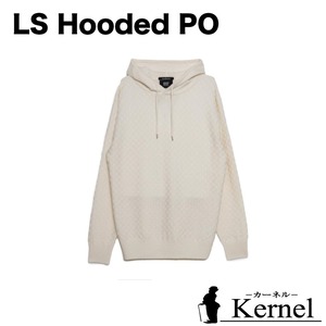 LS Hooded PO／NR32JJ49/ニットパーカ