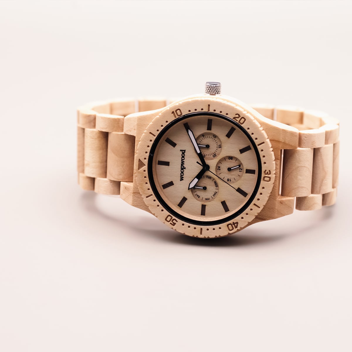 WEWOOD 腕時計 2点セット 花柄デザイン 木製 WEWOOD 腕時計 2点セット 花柄デザイン 木製