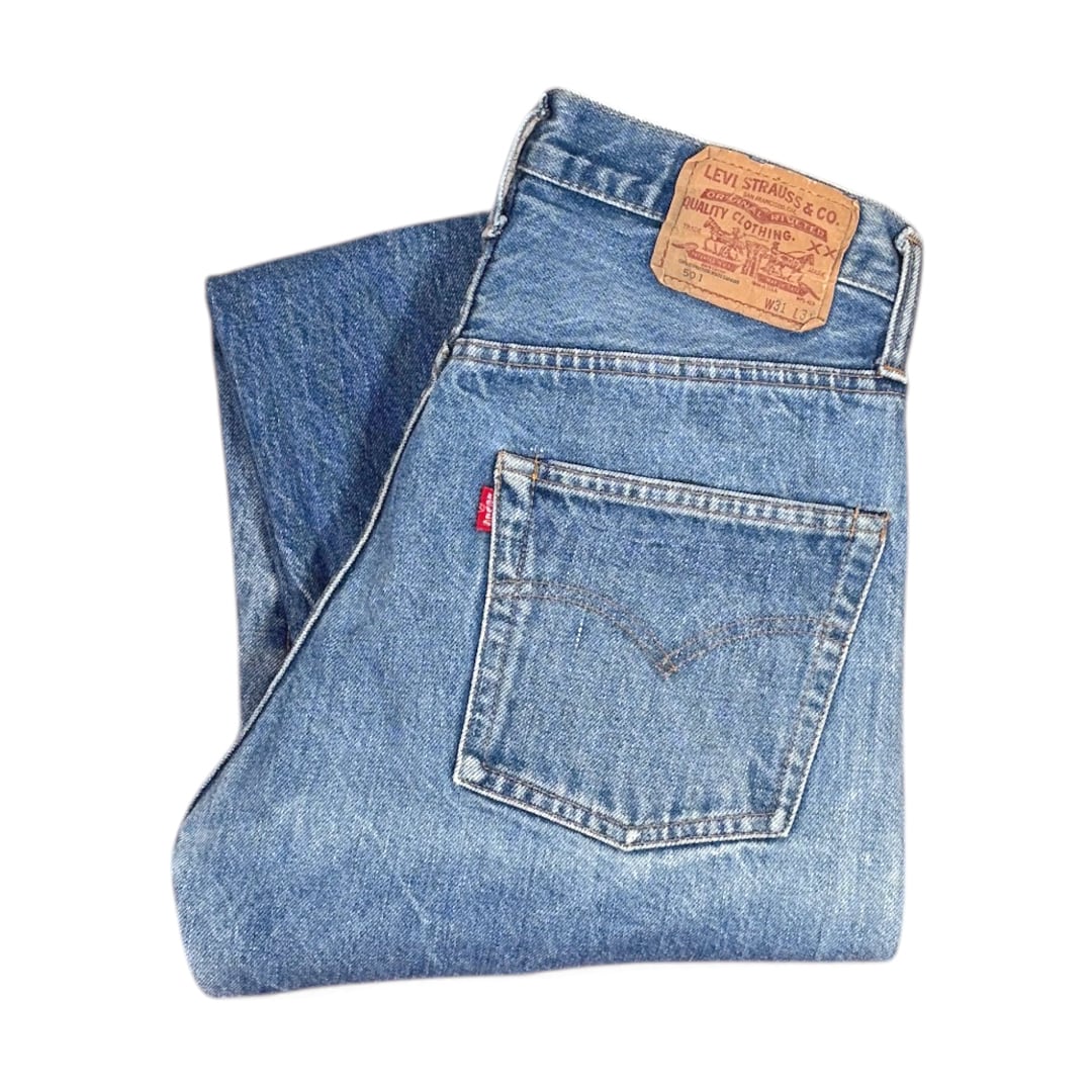 70s リーバイス 501 66後期 ヴィンテージ ジーンズ ミミ付き ストレート デニムパンツ Levis サイズW29.5相当 古着 EA0349