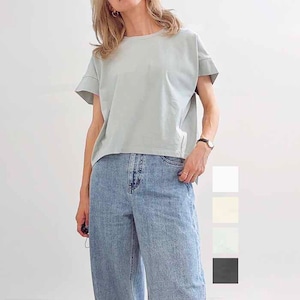 MICA&DEAL マイカアンドディール 接触冷感/汗じみ防止-クルーネックワイドスリーブT-shirt 0126209136 2026春夏新作[送料無料]