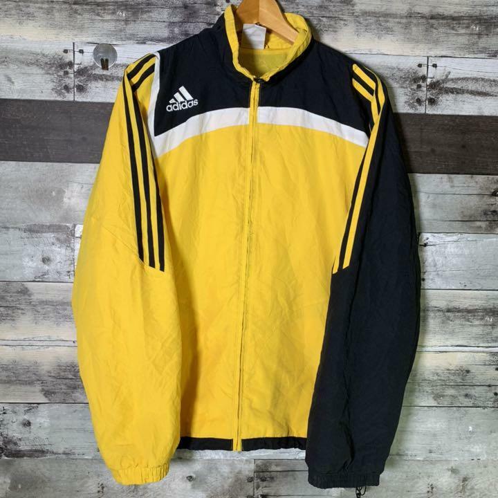 【adidas】 アディダス 90s 古着 ナイロンジャケット ユニ