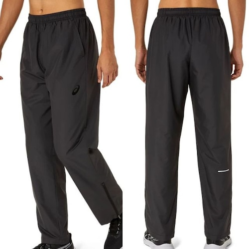 【ASICS】裏トリコットウィンドブレーカーパンツ ブラック 2031E746