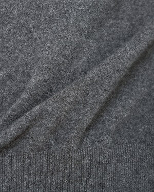 ssstein "EXTRA FINE WOOL KNIT TURTLE NECK LS〔GREY〕"