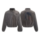 【暖かさUP】VINTAGE ストリート コーデュロイ 中綿ジャケット T2375
