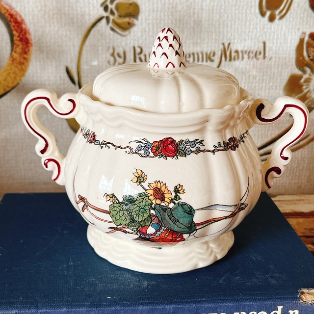 ビレロイボッホ ストラスブールの花柄タルトプレート | gc.brocante