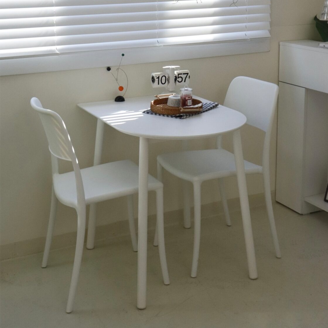 DD half moon table 800 / ハーフムーン ウッド ハーフラウンド 