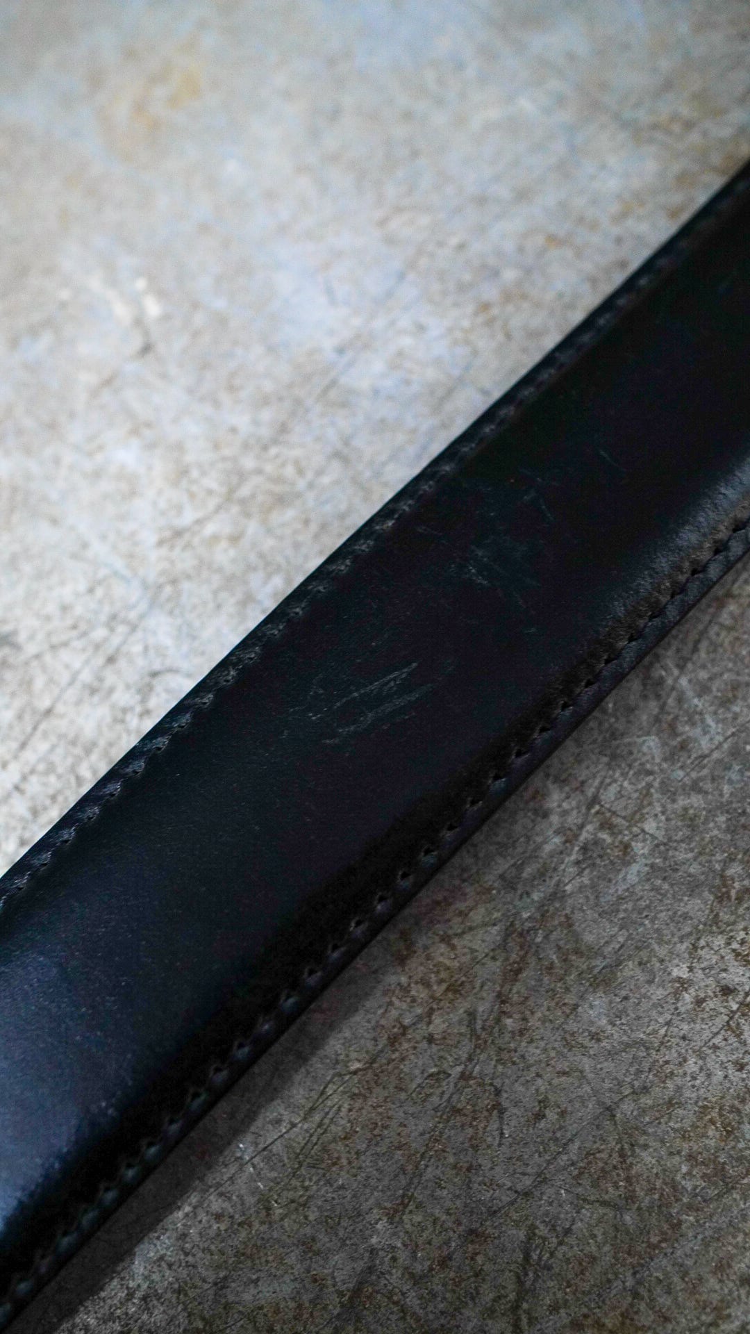 USED】ALDEN オールデン シェルコードバン ドレス ベルト《ブラック 黒