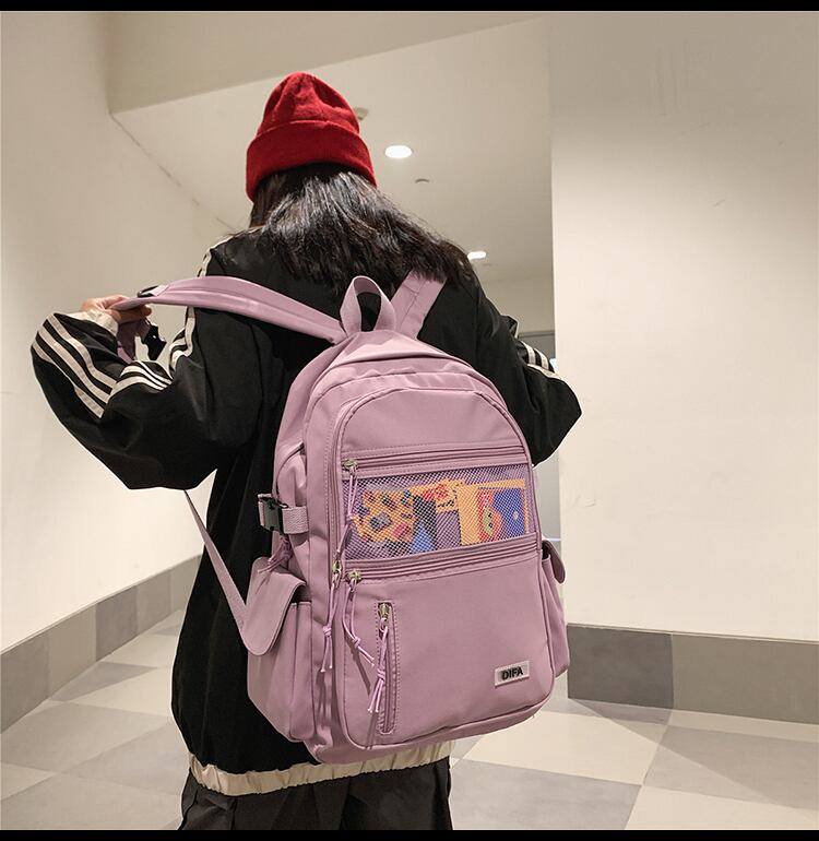 バッグ リュックサック バックパック 通学 旅行 メッシュ ポケット カジュアル 大容量 ユニセックス 韓国ファッション Luluca 韓国 トレンドファッションluluca ルルカ バッグ リュックサック バックパック 通学 旅行 メッシュ ポケット カジュアル 大容量 ユニセックス 韓国ファッション Luluca 韓国 トレンドファッションluluca ルルカ