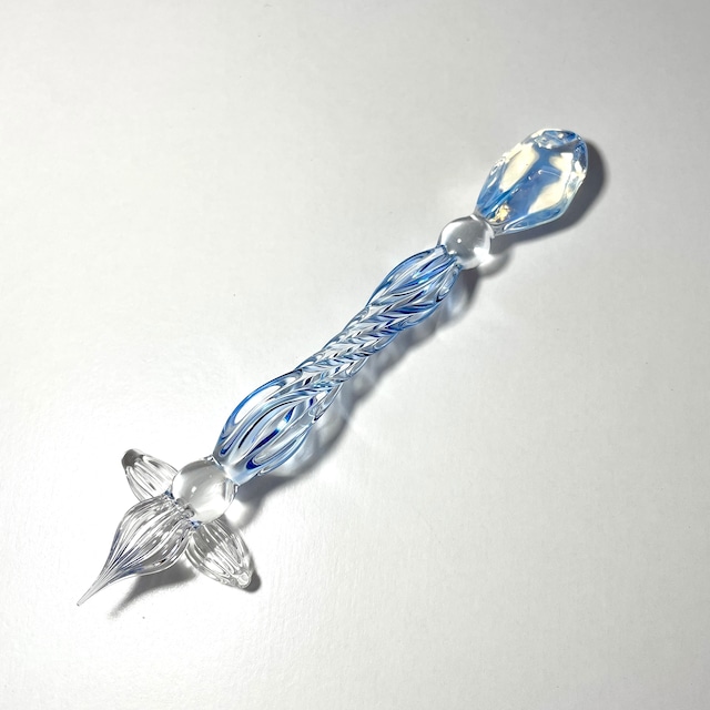 Ore glass pen  ムーンストーンホワイト