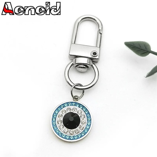 ペンダント 指輪 リング  クリスタル ステンレス ビンテージ シルバー チェーン ラウンド 鍵 レディース メンズ 悪