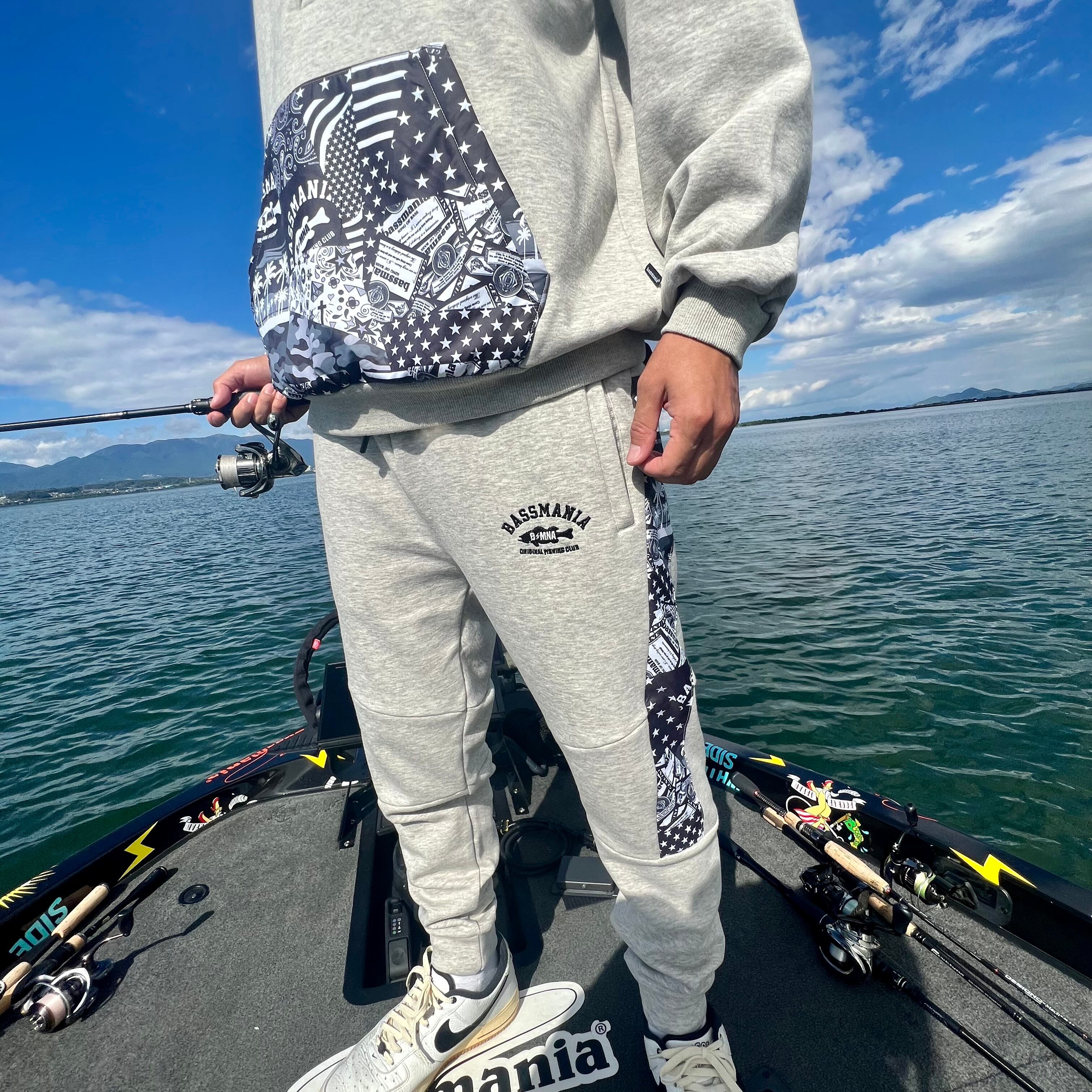 バスマニア　昇華切替えパーカー・スウェット 昇華切替えハーフジップパーカ[ORIGINALPattern] [限定生産