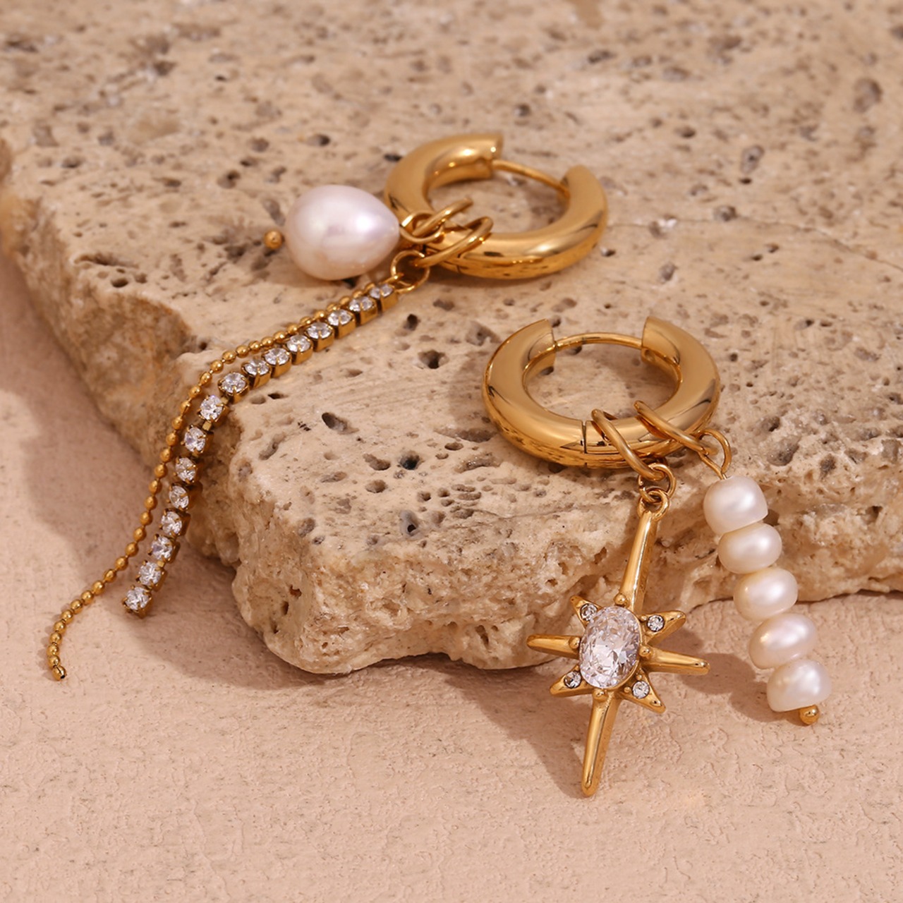 【coming soon…】477P ソレイユアシンメトリーピアス
