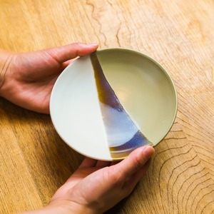 muutos plate 15cm ピスタチオ グリーン／kobayashi pottery studio