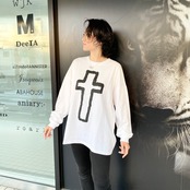 GODSIZE CROSS L/S RELAXED FIT TEE