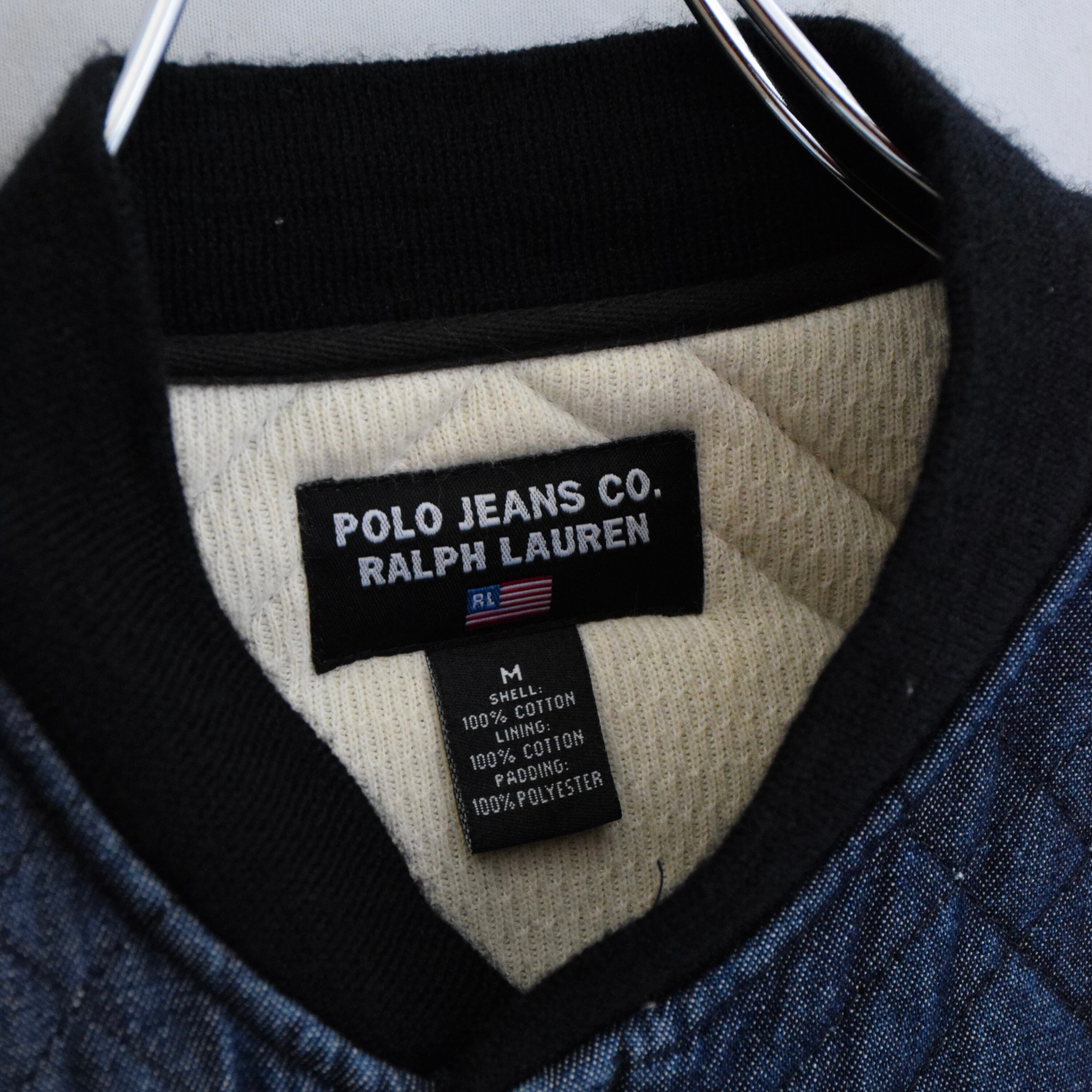 90's~00's Polo Jeans Co. Ralph Lauren デニムキルティングジャケット