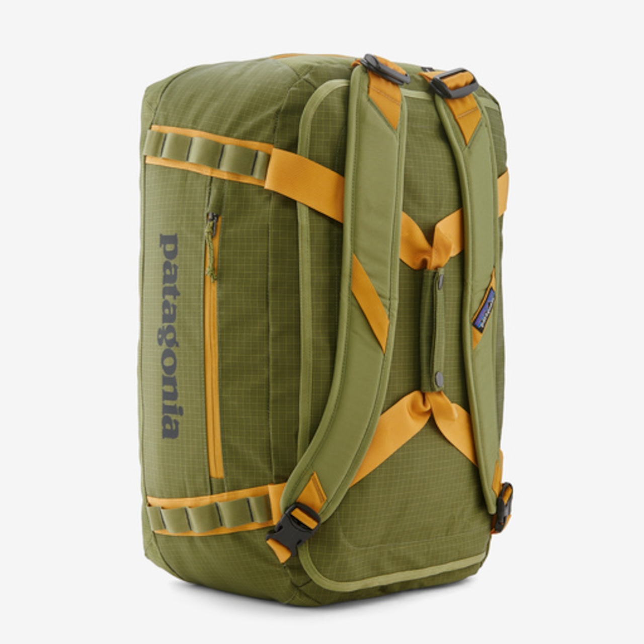 パタゴニア ブラックホールダッフル60L ひどく イエロー