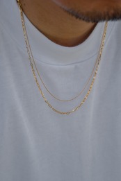 【Skin Flat Chain Necklace】 / GOLD