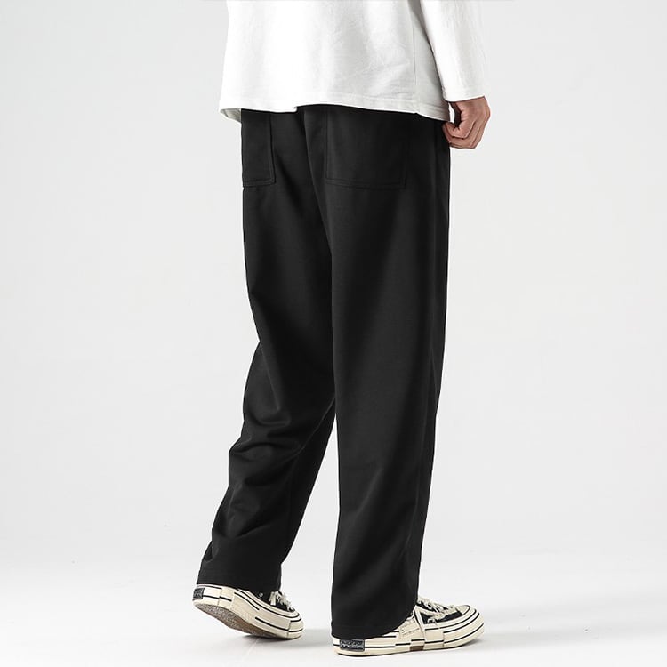 ★SPORTS STRAIGHT MOP WIDE LEG TROUSERS　　A0523